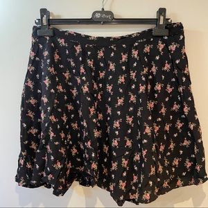 Floral Miniskirt